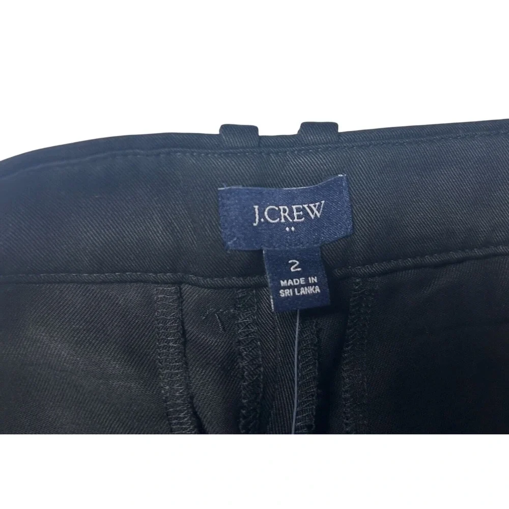 J. Crew Dress Pants Women's‎ Size 2 Black Wool Blend NEW